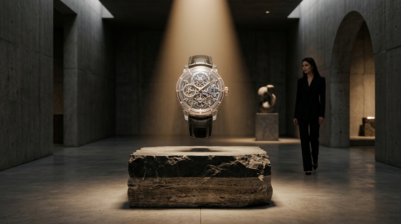Maison Aurelia Monolith Timepiece in Gallery